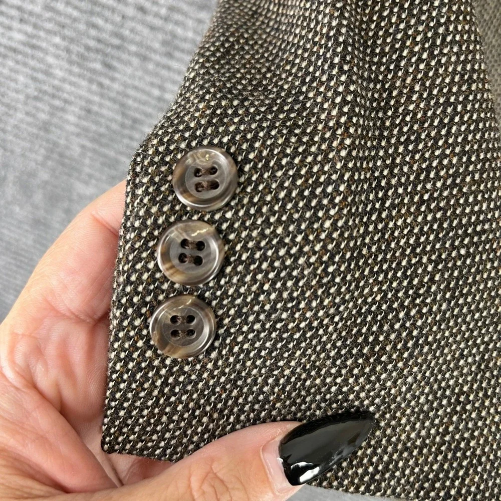 Ermenegildo Zegna Soft Blazer Mens 46‎ Wool 2 Button Sport Coat Professional